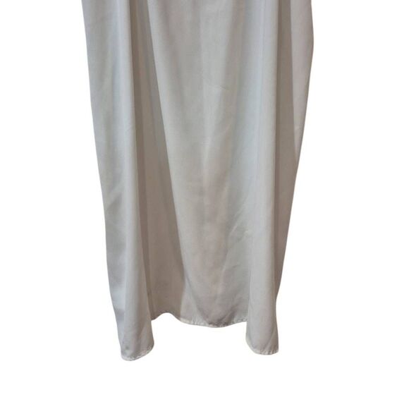 Knox Rose Women's White Cotton Peasant Dress - Picture 16 of 16